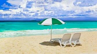 Summer Beach Chairs Wallpaper Casual