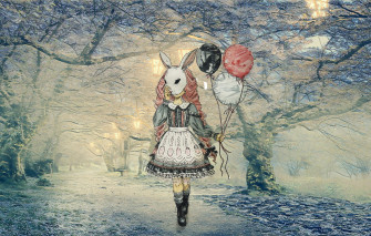 Wallpaper Winter Forest Snow Japan Anime Sakura Blizzard