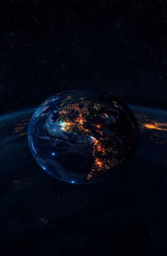 Earth At Night Wallpaper HD