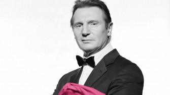 Elegant Celebrity In Tuxedo HD Wallpaper