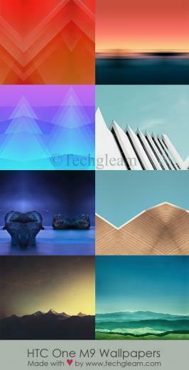 Full Set Htc One M9 HD Stock Wallpaper Techgleam