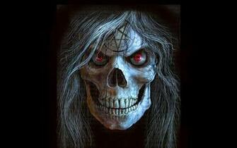 Scary Skulls On Fire Wallpaper Image Amp Pictures Becuo