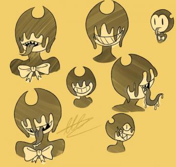Bendy With Teeth And Tongue By Waterfox Studios