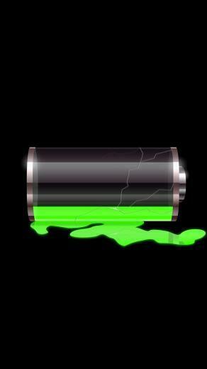 Broken Battery iPhone Plus And Wallpaper