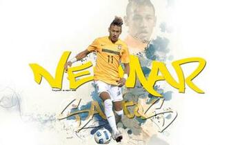 Football Stars Neymar New Wallpaper