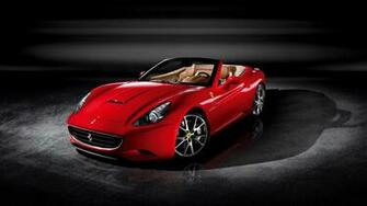 Ferrari California Red Convertible Car