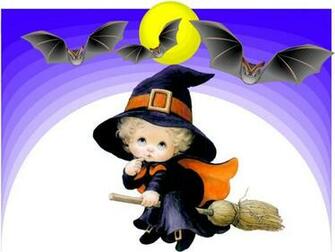 Cute Halloween Witch Wallpaper Pictures