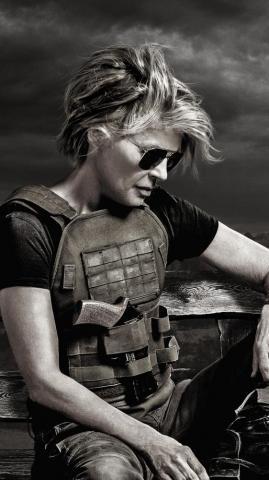 Terminator Dark Fate Sarah Connor 4k Wallpaper