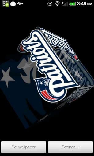 Bigger Patriots Live Wallpaper For Android Screenshot