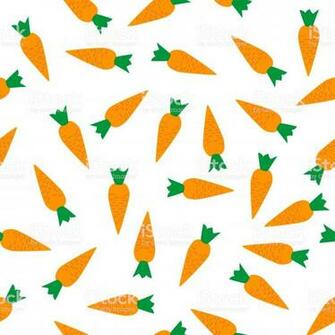 Carrot Seamless Pattern Background Vector Illustration Stock
