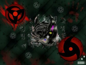 Sharingan And Dragon Wallpaper By Delixir