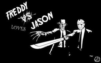 Dark Freddy Vs Jason Krueger Voorhees Wallpaper