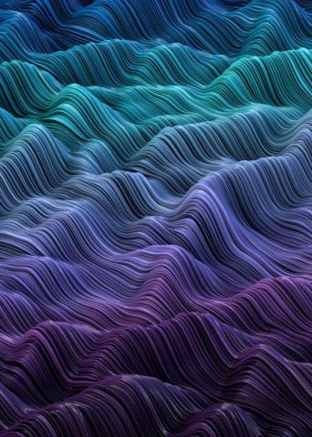 Abstract Sea Poster By Josh Lapham Displate Graphic