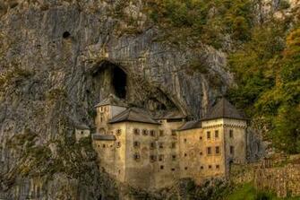 Castles Europe Slovenia Predjama Castle Wallpaper