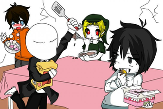 Creepy Pasta Cooking With Friends By Yowane San22