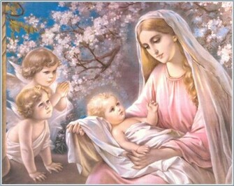 Mother Mary With Baby Jesus Pictures For Car Tuning
