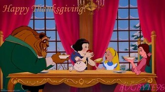 Happy Thanksgiving Disney Crossover Photo