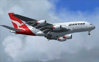 Airbus A380 Qantas Wallpaper In Fsx