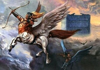 Centaur With Bow F High Quality And Resolution Wallpaper