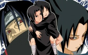 The Naruto Anime Wallpaper Titled Itachi And Sasuke