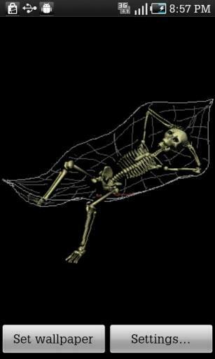 Bigger Funny Skeletons Live Wallpaper For Android Screenshot