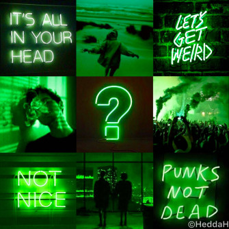 Neon Green Aesthetic Wallpaper
