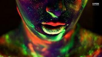 Glow In The Dark Body Paint Wallpaper
