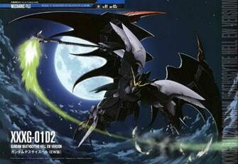 Deathscythe Hell Custom Mecha File Gundam Wing Wallpaper