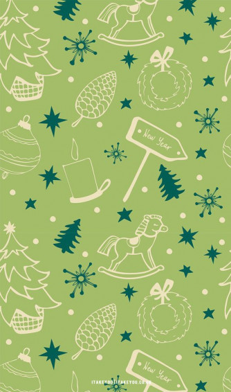 Winter Green Aesthetic Wallpaper For Phone