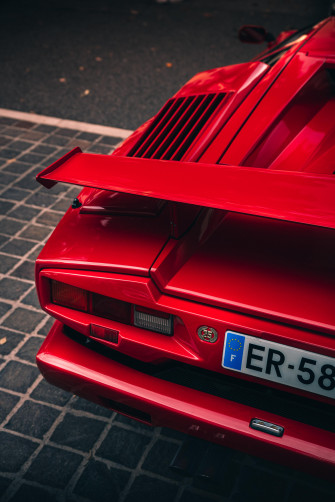 All Red Lamborghini Countach 25th Anniversary Edition