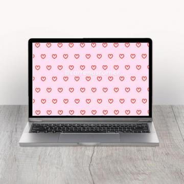 Valentine S Day Hearts Wallpaper For Desktop Mac Computer