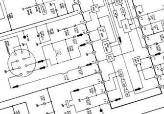 Electronics Schematic Technology Background Royalty Stock