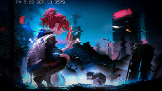 Wallpaper Cyberpunk Anime By Motherblade