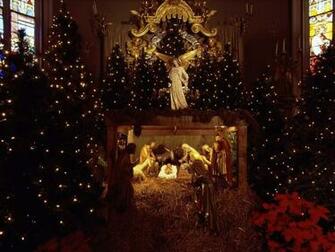Blessed Is The King Christmas Nativity Wallpaper Image