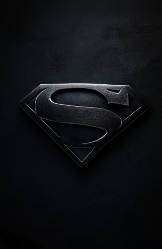 Black Superman Logo Wallpaper