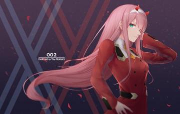 Wallpaper Girl Background Anime Darling In The Franxx Image