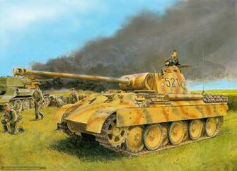 Wallpaper Picture Infantry Tank Panther Desktop