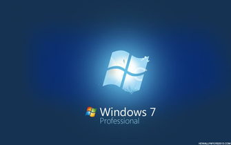 Blue Windows Professional Wallpaper High Definition