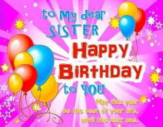 Happy BirtHDay To Dear Sister With Quotes