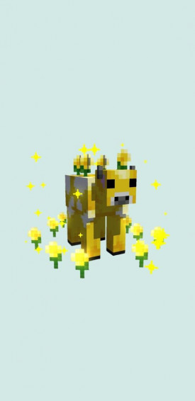 Moobloom Aesthetic Wallpaper Minecraft