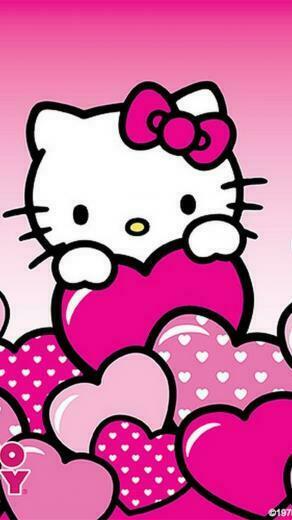 Wallpaper iPhone Hello Kitty 3d