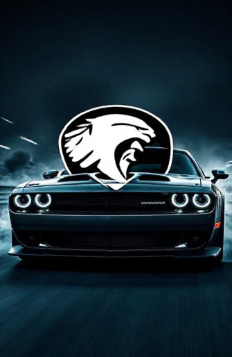 Dodge Hellcat Logo Wallpaper