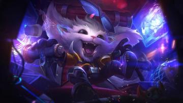 Gnar Lol Super Galaxy Splash Art 4k Wallpaper
