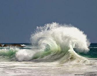 Ocean Waves Beach Desktop Wallpaper Background