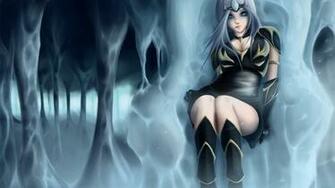 Ashe Fan Art League Of Legends HD Wallpaper Lol Champion Girl