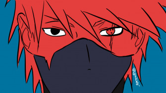 Red And Blue Kakashi Wallpaper By Genzohtk