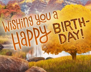 Personalized Happy BirtHDay Ecards Try For Blue Mountain