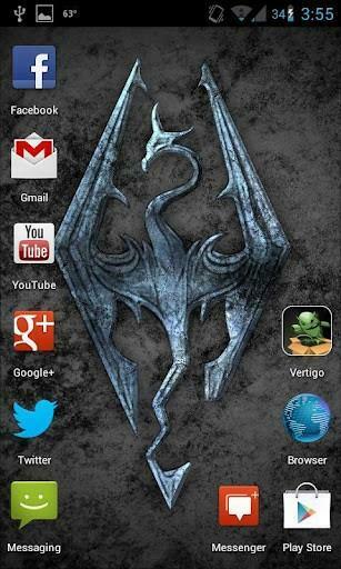 Bigger Skyrim Live Wallpaper Revamped For Android Screenshot