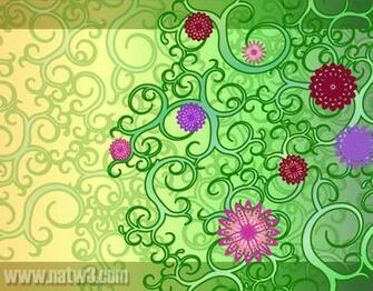 Vines And Flowers Wallpaper By Papier Puppe