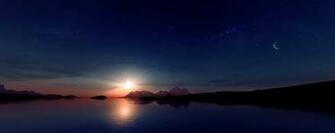 Sun Moon Stars Wallpaper